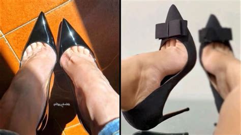 toe cleavage pumps